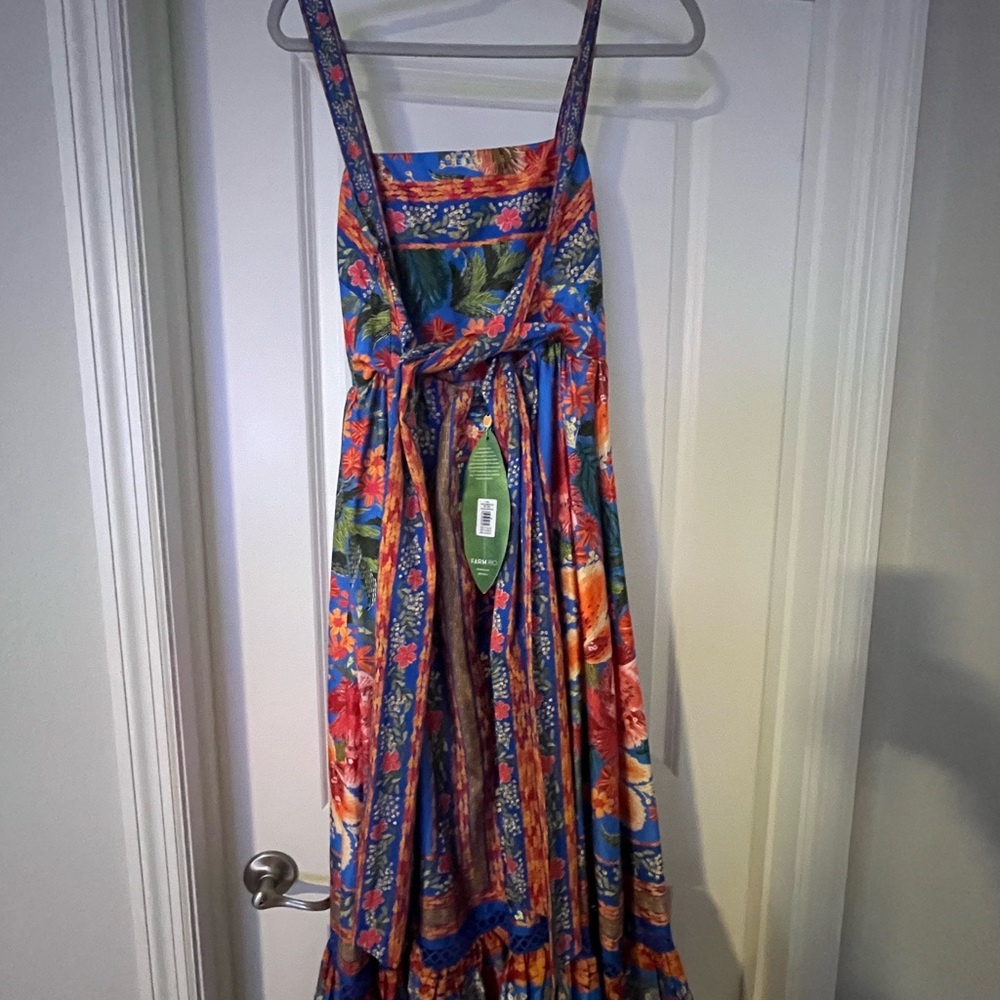 FARM Rio Multicolor Backless Dress